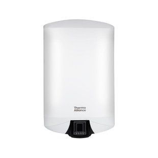 Водонагрівач електричний Thermo Alliance Spectra Flat 50 л універсальний, мокрий ТЕН 3,3 кВт, h 279 мм SD00056742 фото