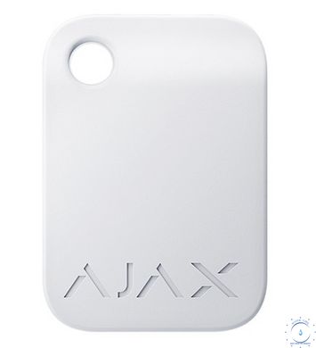 Комплект Ajax Tag 10 - Защищенная бесконтактная карта для клавиатуры - белый ajax005619 фото