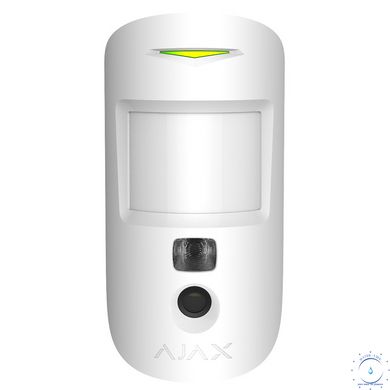 Ajax MotionCam (PhOD) - Датчик руху з фотокамерою для верифікації тривог, знімає фото по тривозі та за запитом - білий ajax005633 фото