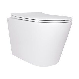 Унітаз підвісний Qtap Scorpio безободковий Ultra Quiet з сидінням Soft-close QT14332380AW SD00050898 фото