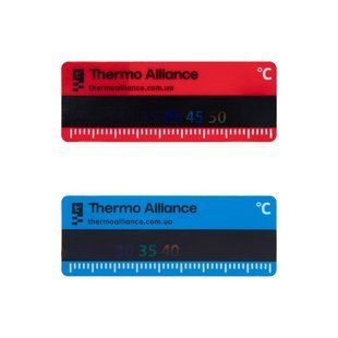 Комплект наклеек с термометром Standart для коллектора (красная+синяя) TAS342RB Thermo Alliance SD00054803 фото