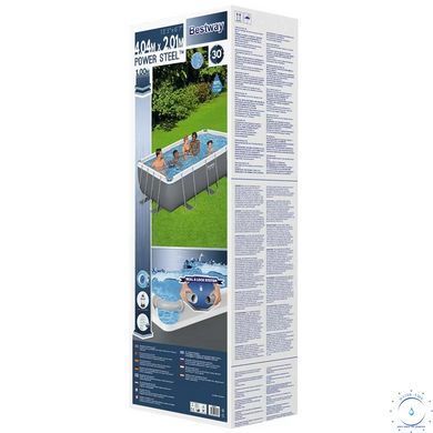 Каркасний басейн Bestway 56442 (404х201х100 см) з пісочним фільтром та драбиною 16584 фото