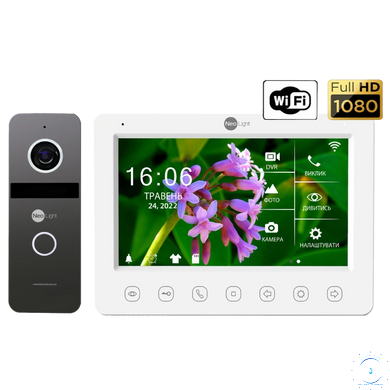 Neolight NeoKIT HD WF Graphite Комплект відеодомофону via30326 фото