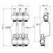 Колектор з витратомірами Thermo Alliance Forte 1" 3 виходи SF001W3 SD00039942 фото 2