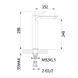 Змішувач для раковини Qtap Presto високий QTPRE269CRW45577 Chrome/White SD00051701 фото 2