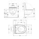 Унітаз підвісний Qtap Robin Ultra Quiet 520&times;365&times;340 мм, Anthracite, з сидінням Slim Duroplast / Soft-close / Quick Release QTROB26AN48995 SD00055119 фото 2