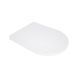 Сидіння для унітазу Qtap (Evia, Arvin, Leo 630) 410x330x22 мм, White, з мікроліфтом, Slim Duroplast, Quick Release QTSC179W49264 SD00055388 фото 1