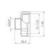 Перехід Thermo Alliance Forte 1" 1/2х3/4" ВЗ SF3604020 SD00002607 фото 2