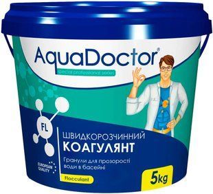 Коагулянт для басейну AquaDoctor FL 5 кг в гранулах 1555 фото