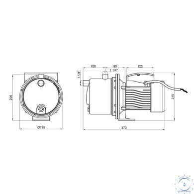 Насос самовсмоктувальний відцентровий Thermo Alliance D-JDTm-100 0,75 квт SD00046816 фото