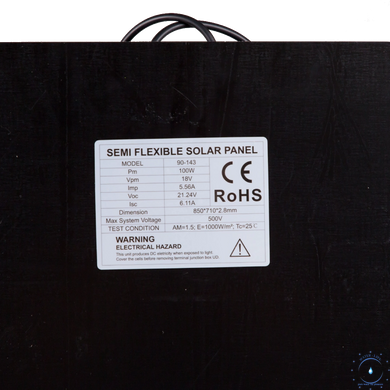 Neo Tools 100Вт Солнечная панель , полугибкая структура, 850x710x2.8 via27088 фото