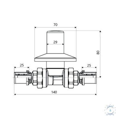 Кран прес Icma 16х1/2" №413 SD00005543 фото