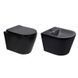 Комплект Qtap Scorpio Matt Black 2 в 1: Унитаз подвесной Ultra Quiet QT14332380AMB + биде подвесное QT1455053FMB SD00053496 фото 1