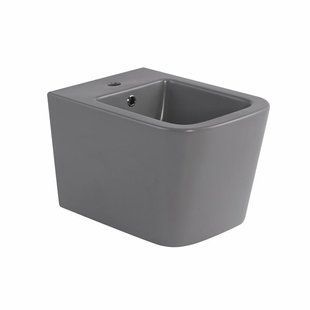 Биде подвесное Qtap Tern 520x350x330 мм, Stone grey QT17551303GSG SD00054293 фото