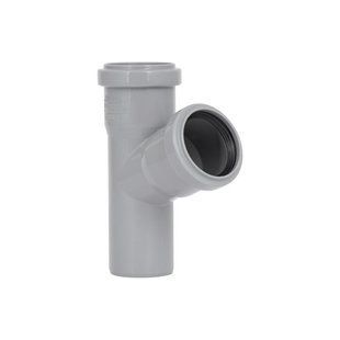 Тройник канализационный Ostendorf-OSMA HT-System PLUS d50/50/50&times;67&deg; SD00057156 фото