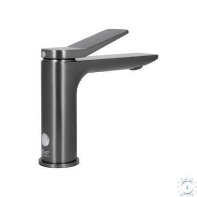 Смеситель для раковины Qtap Presto QTPRE270GRP45581 Gunmetal Black SD00051705 фото