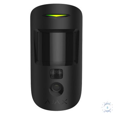 Ajax MotionCam (PhOD) - Датчик руху з фотокамерою для верифікації тривог, знімає фото по тривозі та за запитом - чорний ajax005634 фото