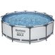 Каркасний басейн Bestway 56420 (366х122 см) з картриджним фільтром, тентом і драбиною ap102 фото 2