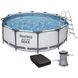 Каркасний басейн Bestway 56420 (366х122 см) з картриджним фільтром, тентом і драбиною ap102 фото 1