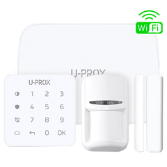 U-Prox MP WiFi kit White Комплект бездротової охоронної сигналізації via29670 фото