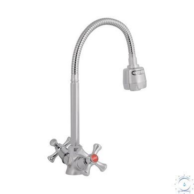 Смеситель для кухни Lidz Lamb 274F двухвентильный с гибким изливом LDLAM274FCRM35074 Chrome SD00041178 фото