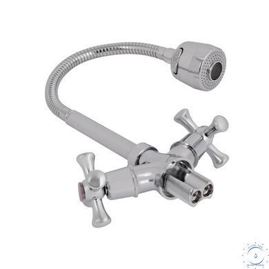 Смеситель для кухни Lidz Lamb 274F двухвентильный с гибким изливом LDLAM274FCRM35074 Chrome SD00041178 фото