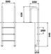 Сходи для басейну Flexinox Muro (3 сходинки), AISI-316L 27123 фото 2
