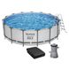 Каркасный бассейн Bestway 56438 (457х122 см) с картриджным фильтром и стремянкой ap110 фото 1