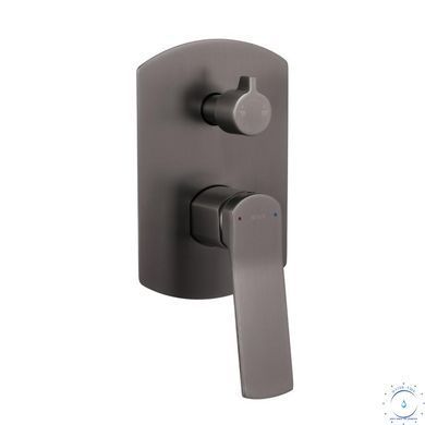 Душевая система универсальная Qtap Slavonice скрытого монтажа на два потребителя QTSLA113GMB45899 Gunmetal Black PVD SD00052023 фото