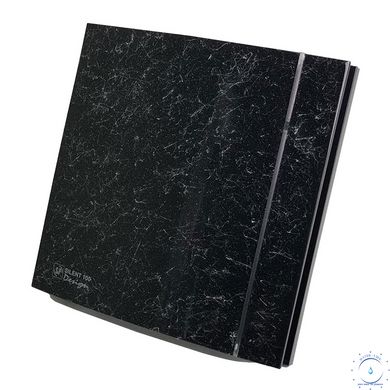 Вытяжной вентилятор Soler&Palau Silent-100 CZ Marble Black Design-4C 5210611900 фото