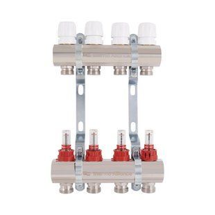 Колектор з витратомірами Thermo Alliance Standart 1" 4 виходи SD235W4 SD00021382 фото