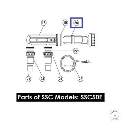 Заменяемая ячейка для Emaux SSC50/25 (08050019) 11906 фото