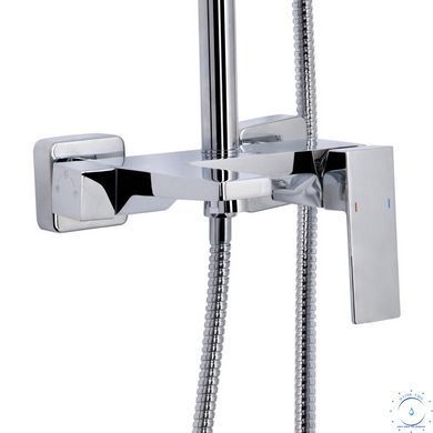 Душова система універсальна Qtap Gemini на три споживачі (з виливом) QTGEM111CRM45685 Chrome SD00051809 фото