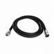 Шланг для ручного душа Qtap Hadice 1600 мм прямоугольный QTHADPVCSQ160B Black Matt SD00051170 фото 1