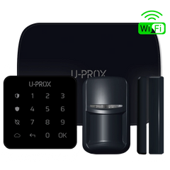 U-Prox MP WiFi kit Black Комплект бездротової охоронної сигналізації via29682 фото