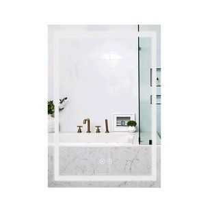 Зеркало Qtap Mideya (DC-F936) 500х800 с LED-подсветкой Touch, с антизапотеванием, диммером QT2078F936W SD00036739 фото