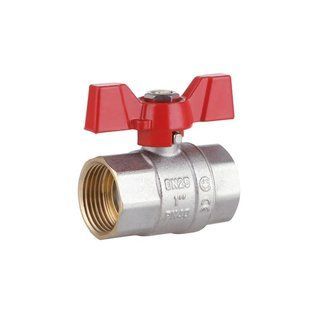 Кран кульовий Thermo Alliance Standart 1" ВР для води (метелик) SD602NW25PN40 SD00021325 фото