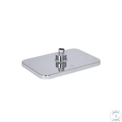 Лійка для верхнього душу Qtap Hlavova 260x180 мм прямокутна QTHLA107CRM45784 Chrome/Black SD00051908 фото