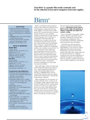 Birm - фильтрующий материал от железа и марганца 7