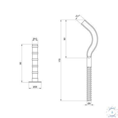 Кріплення Thermo Alliance Standart на алюмінієвий радіатор 9х170 мм SD112170 SD00005810 фото