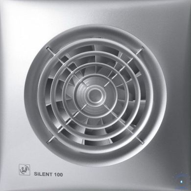 Вытяжной вентилятор Soler&Palau Silent-100 CZ Silver 5210415500 фото