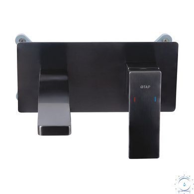 Змішувач для раковини Qtap Gemini прихованого монтажу QTGEM273GMB45695 Gunmetal Black PVD SD00051819 фото