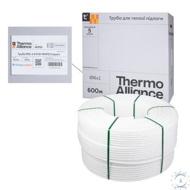 Труба Thermo Alliance PEX-A EVOH White 5 шарів 16х2 мм (600 м) Spain SD00053080 фото