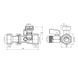 Thermo Alliance Forte Клапан для подключения расширительного бака 3/4" TAF912W20 SD00055570 фото 2
