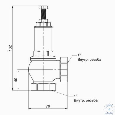 Предохранительный клапан Icma 1" ВР №254 SD00007466 фото
