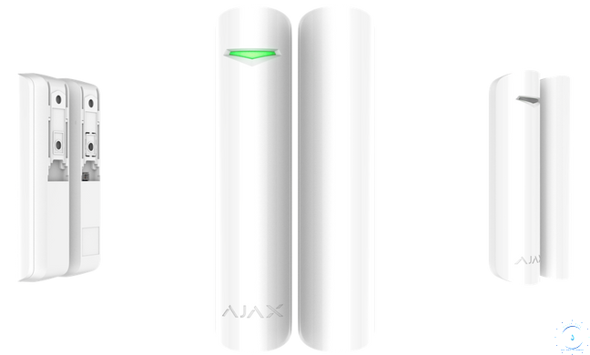 Ajax DoorProtect Plus - бездротовий датчик відкриття з сенсором удару і нахилу - білий ajax005506 фото
