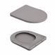 Унитаз подвесной Robin Ultra Quiet 490&times;365&times;325&nbsp;мм, Stone Grey, с сиденьем Slim Duroplast / Soft-close / Quick Release QT13332381АSSG Qtap SD00054282 фото 8