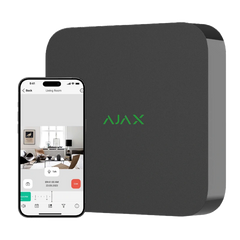 Ajax NVR (16ch) (8EU) black Мережевий відеореєстратор via30456 фото