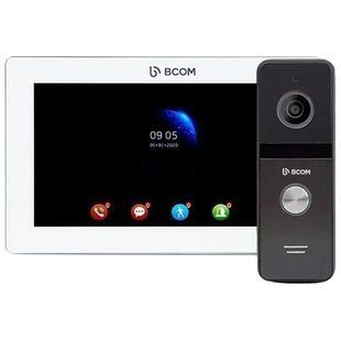 BCOM BD-770FHD/T White Kit Комплект відеодомофона 99-00016540 фото