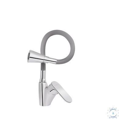 Змішувач для кухні Lidz Tani 007F3 з гнучким виливом (k40) LDTAN007F3GCR31869 Chrome/Grey SD00037970 фото